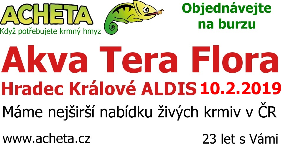 Burza Akva Tera Flora - Hradec Králové ALDIS - 10. února 2019