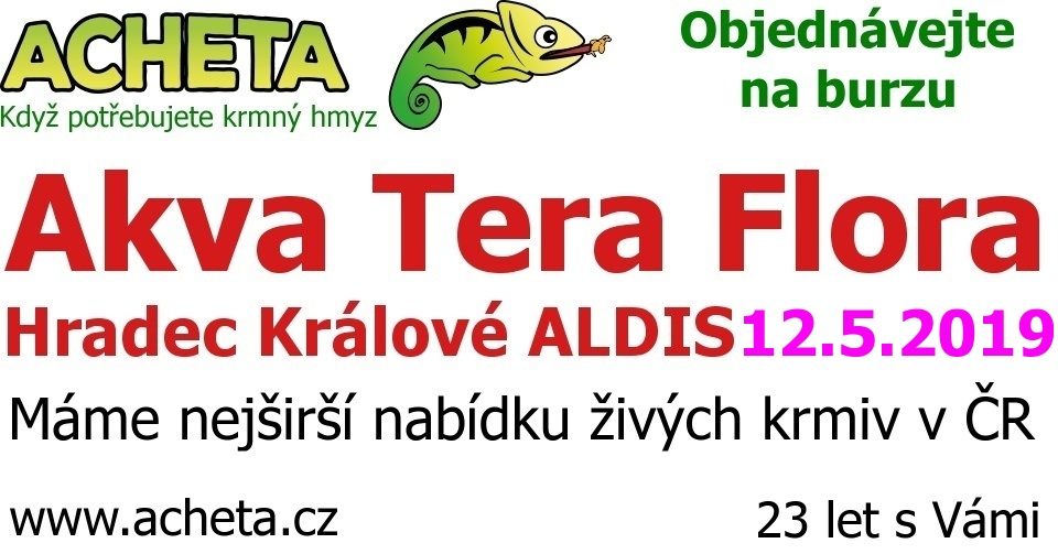 Burza Akva Tera Flora - Hradec Králové ALDIS - 12. května 2019