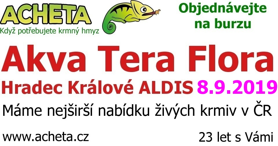 Burza Akva Tera Flora - Hradec Králové ALDIS - 8. září 2019