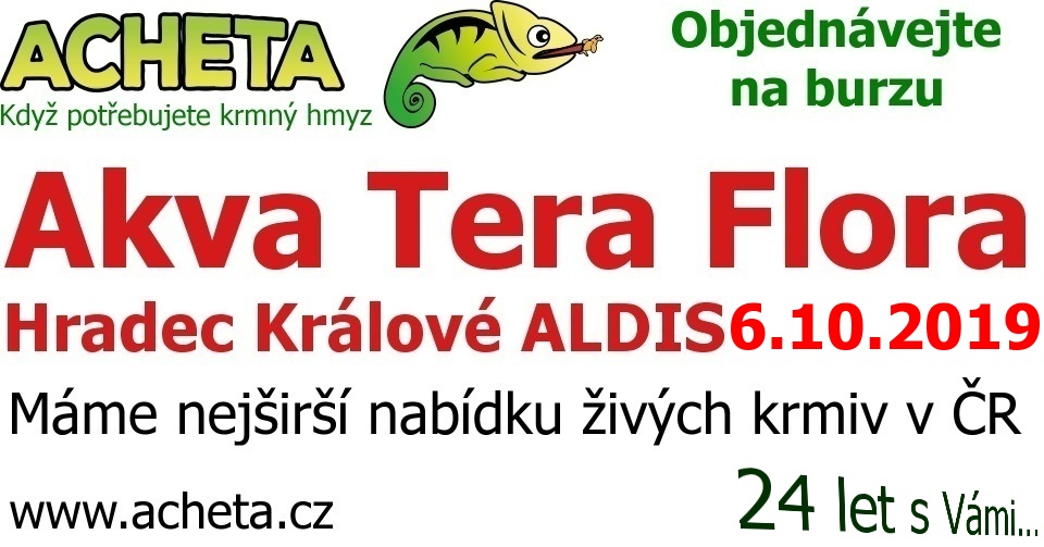 Burza Akva Tera Flora - Hradec Králové ALDIS - 6. října 2019