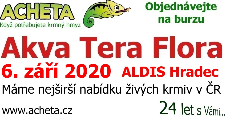 Burza Akva Tera Flora - Hradec Králové ALDIS - 6. září 2020