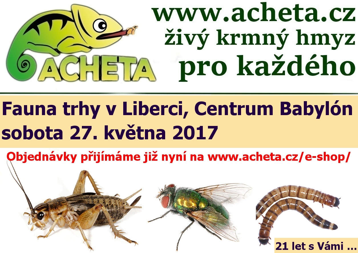 Fauna trhy v Liberci 27. května 2017 Centrum Babylon