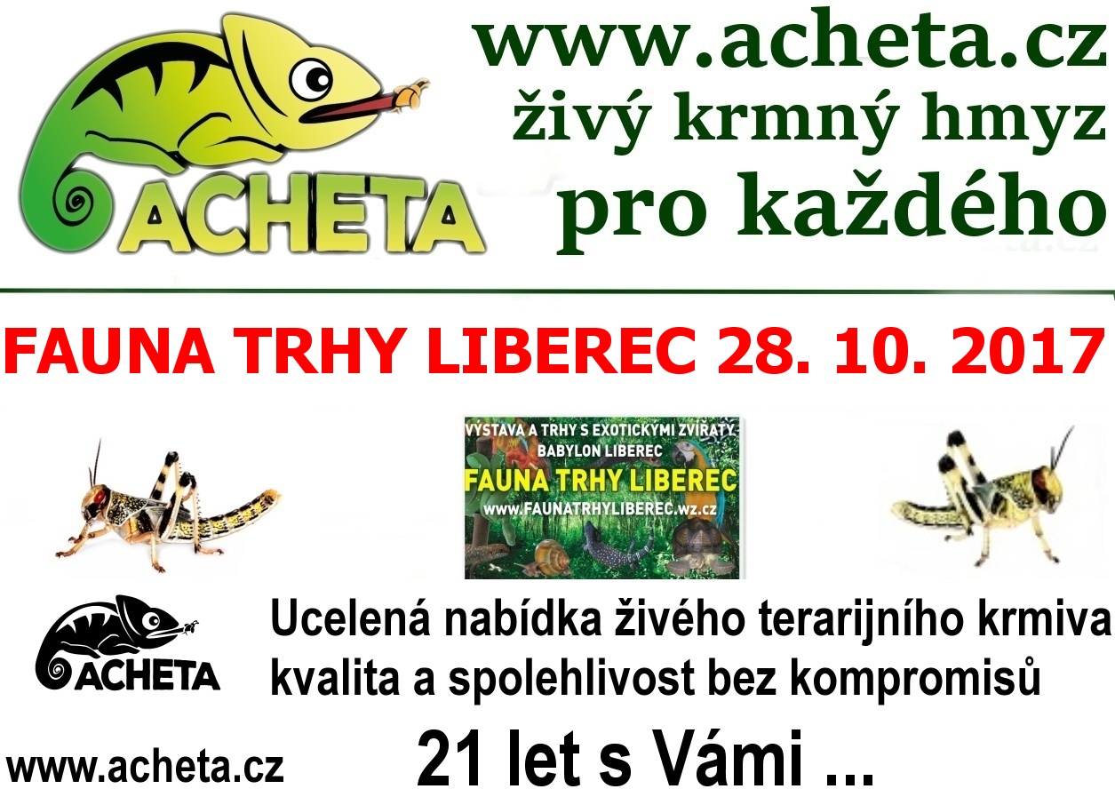 Fauna trhy v Liberci 28. října 2017 Centrum Babylon