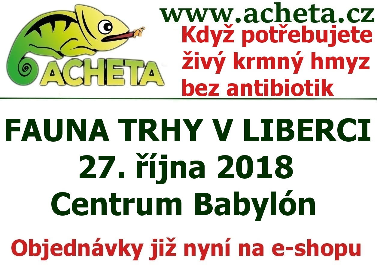 Fauna trhy v Liberci 27. října 2018 Centrum Babylon