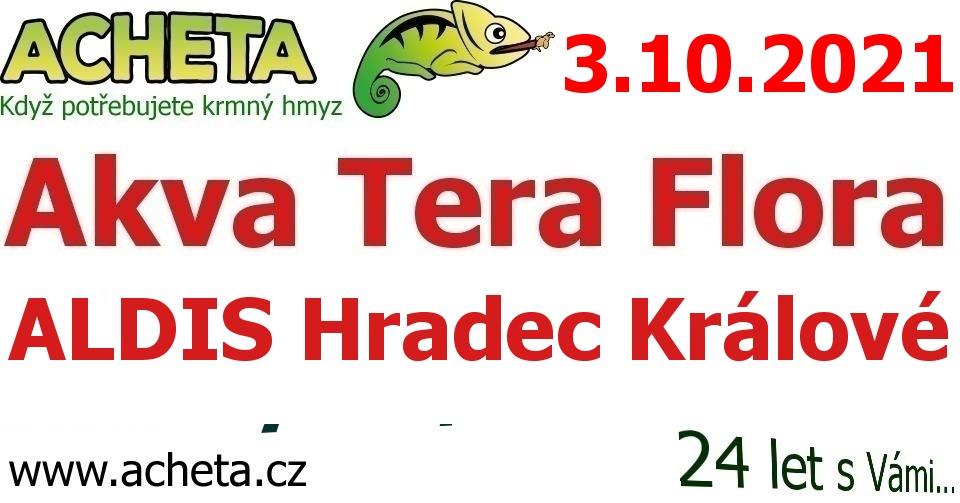 Burza Akva Tera Flora - Hradec Králové ALDIS - 3. října 2021