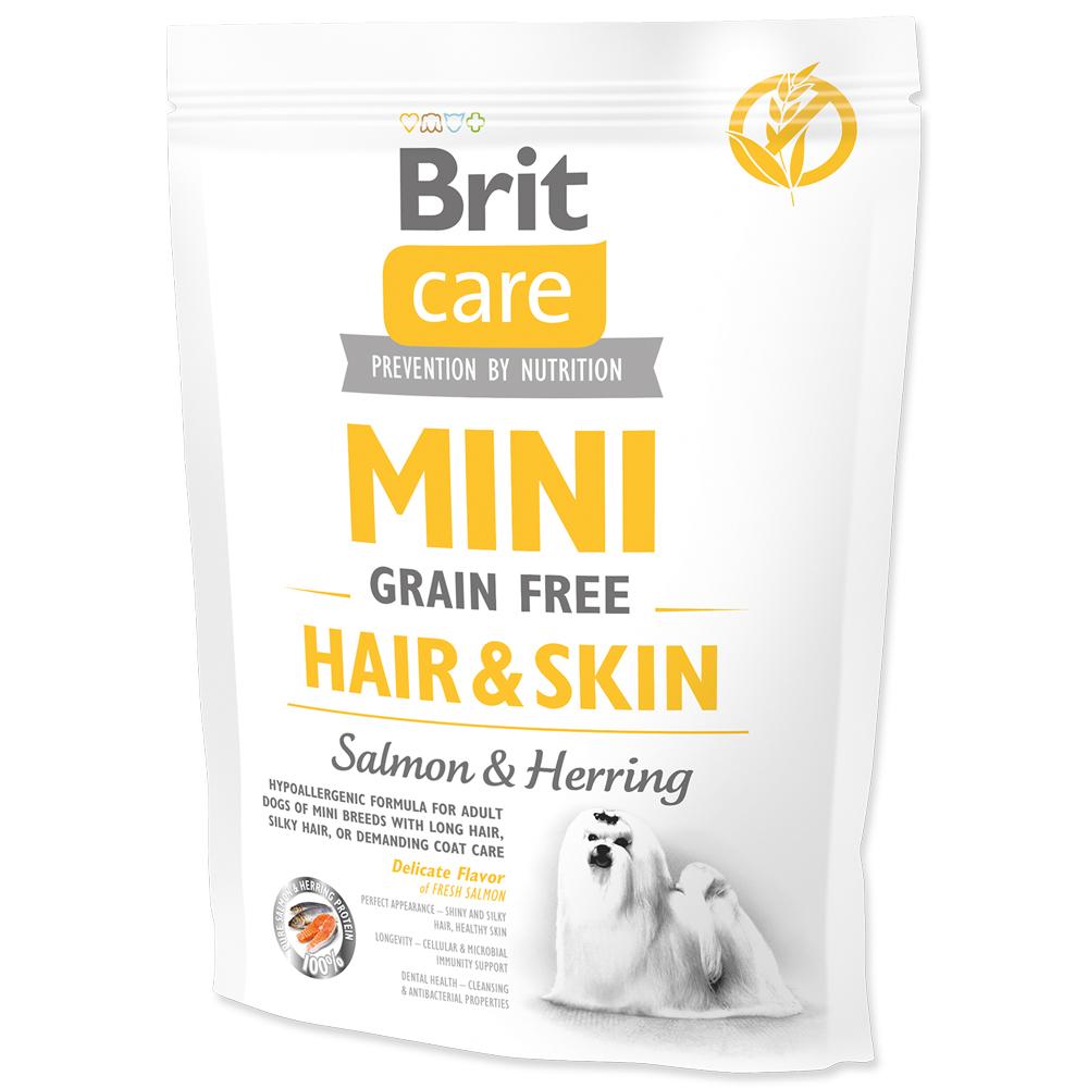 BRIT Care Dog Mini Grain Free Hair & Skin (400g) 